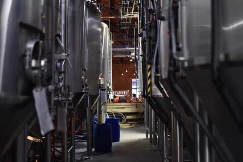 Manufacturing Plant Large machines in manufacturing plant