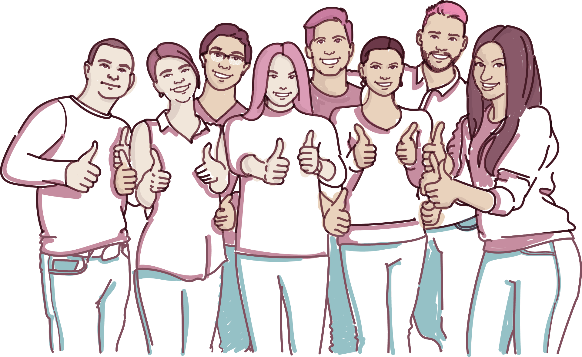There’s a Lot to Love About Working at VSA Group of happy workers